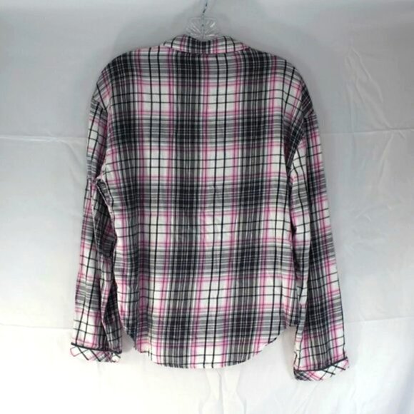 Victoria Secret PJ Top Flannel Small - Picture 4 of 7